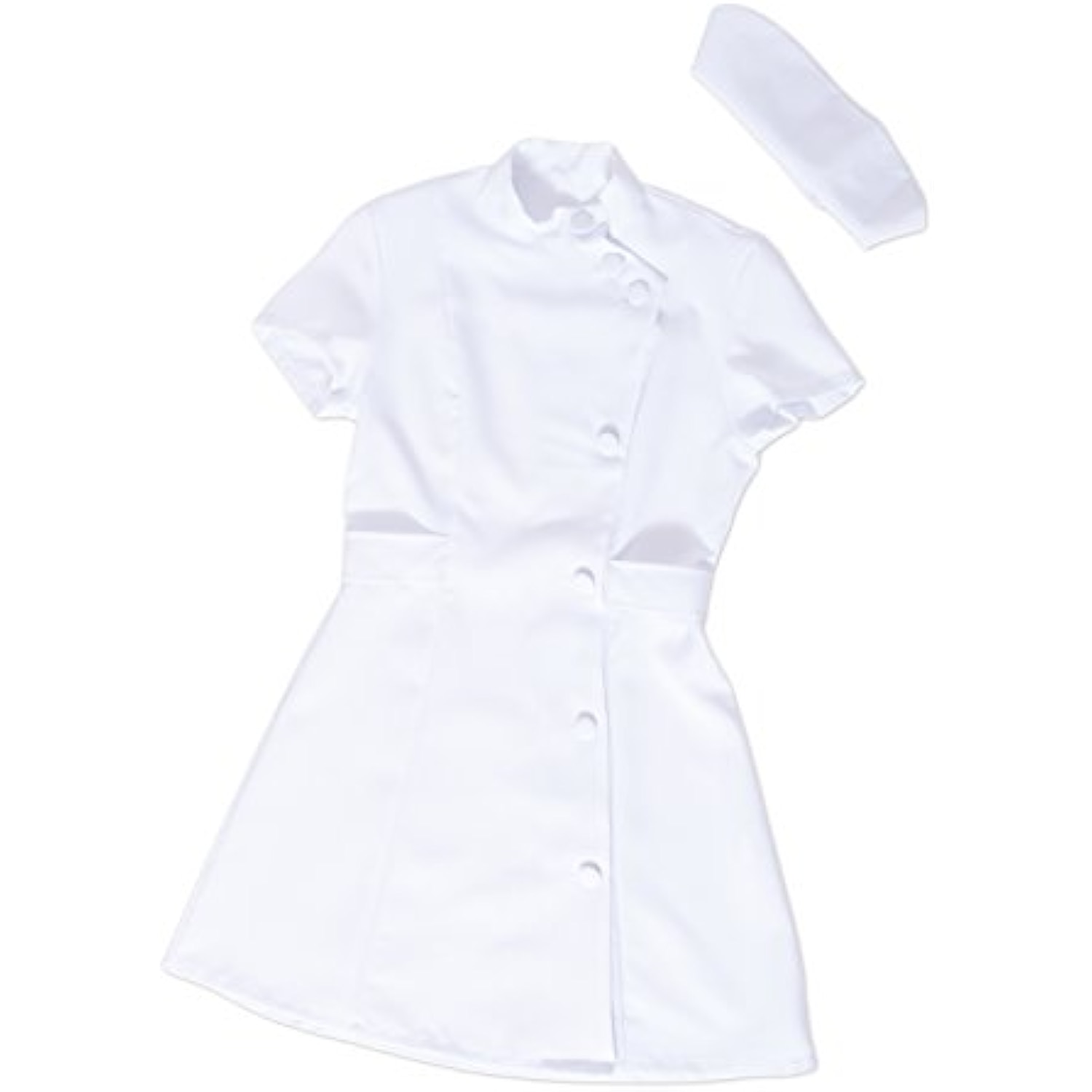 クリアストーン(Clearstone) トキメキグラフィティ コスプレ ハロウィン ホワイトナース レディース L ホワイト 詳細画像3