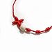 NLAIOUSL Fashion 2 Pieces Red String Braided for Cross 7-Knot Kabbalah Braided Charm Jewelry Girl Boy Beade