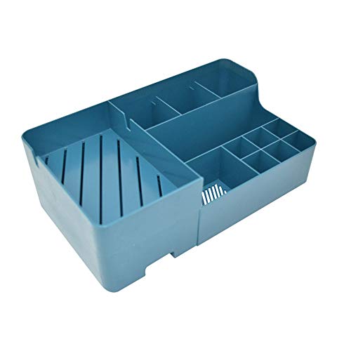 Preisvergleich Produktbild HFDXG Kosmetische Organisatoren Schubladenartigen kosmetischer Aufbewahrungsbehälter-Desktop-Compar... Organisator-Aufbewahrungsbehälter (Color : Blue, Size : One Size)