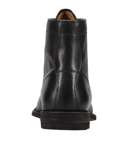 Image of Frye Tyler Lace Up Boots for Men Crafted from Soft Vintage Leather with Blake Construction, Burnished Toe and Heel, and Rubber Inserts on Leather Soles - 5 inch Shaft Height
