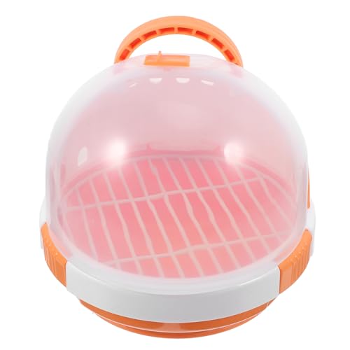 Totority Small Bird Travel Cage Bird Carrier Handle Multi-Functional for Parrots