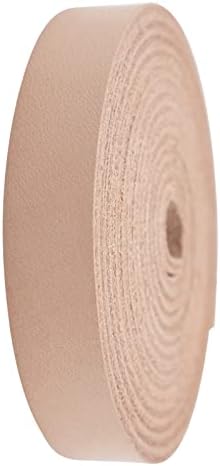 JinRuiKJ Leather Blank Belt Full Grain Leather Strap - 1/2 Inch Wide 72 Inches Long Vegetable Tanned Leather Strips - Ideal for DIY Leather Belts, Tooling, Crafting & Stamping