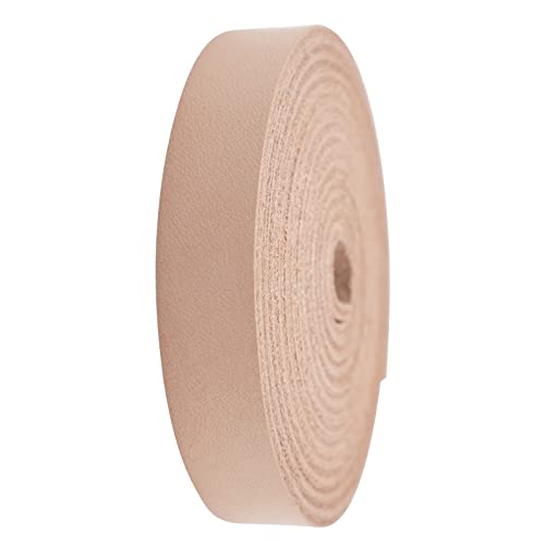 Jinruikj Leather Blank Belt Full Grain Leather Strap - 1/2 Inch Wide 72 Inches Long Vegetable Tanned Leather Strips - Ideal For Diy Leather Belts, Tooling, Crafting & Stamping #TOP22