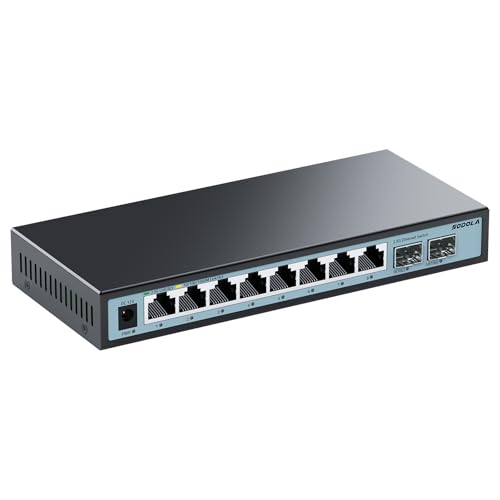 Amazon.co.jp: Sodola 2.5gbps スイッチングハブ 10ポート（8x2.5G