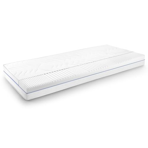 Supportho Premium ergonomische Kaltschaummatratze, 80x200 cm, 18 cm Höhe, Härtegrad H2/H3, Weiß Supportho Premium ergonomische Kaltschaummatratze, 80x200 cm, 18 cm Höhe, Härtegrad H2/H3, Weiß