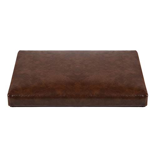 Matelas de sol capitonné café brun 80x30x5cm pour banc de jardin - 2