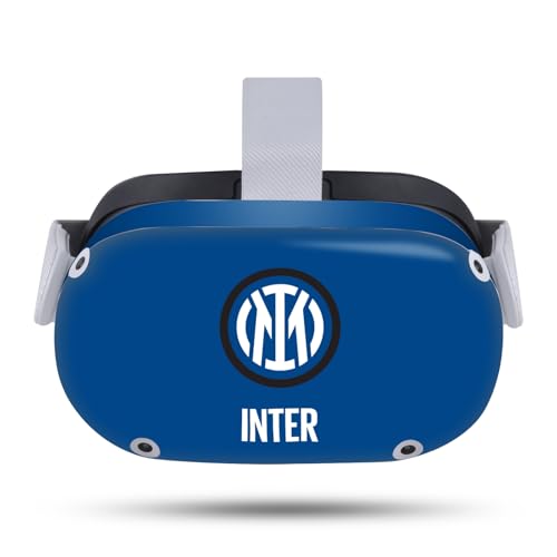 Head Case Designs Officially Licensed Inter Milan Logo Badge Vinyl Sticker Skin Decal Cover Compatible with Meta Quest 2