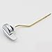 eoocvt Curving Angle Fitting Side Mount Toilet Flush Lever Brass Handle for TOTO Kohler Toilet Tank