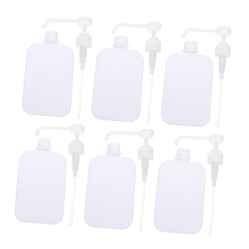iplusmile 6 piezas Botellas Spray Vacías con Boquilla Larga Juego de Dispensadores de Mano Reutilizables Diseño Prueba de Fugas para Almacenamiento Líquido Portátil