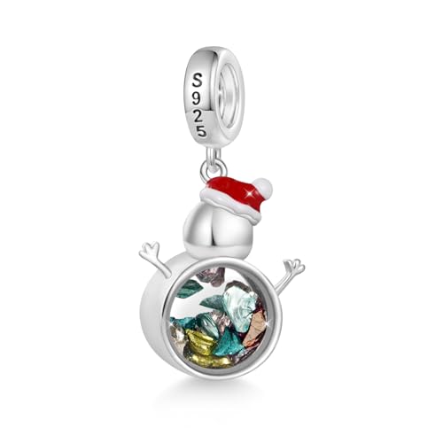 Image of GNOCE Christmas Charm Silver Plated & Sterling Silver Bracelet Gift