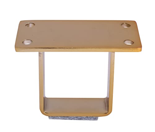 4 X 2 1/2'' Mini U Shaped Legs Diy Industrial Strength Modern Table Legs ,U Shaped Cabinet Legs,Set Of 4 (Electroplated Gold) #TOP1