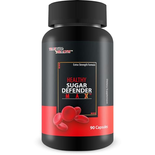Healthy Sugar Defender Max - Our Best Sugar Support Supplement - Multi Action Blood Health Supplements - Circulation and Vein Support for Healthy Legs Heart and Body - Herbal Blood Capsules