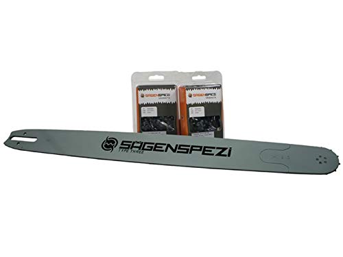 Juego de espada de 120 cm Solid Drive con 2 cadenas de semicincel 3/8 pulgadas, 149TG 1,6 mm, apto para Stihl 066 MS 660 MS660