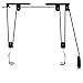 CARTMAN 2 Pack Bike Lift Bicycle Hoists, Ceiling Mount Lift Hoist Storage Rack for Garage Indoor, Convenient Bicycle or Ladder Storage Hangers
