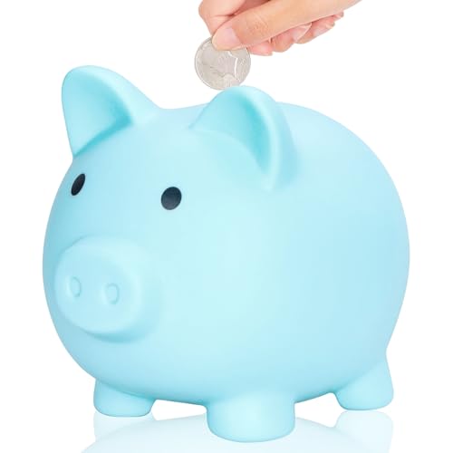 L&W Luck Sparschwein Glücksschwein, Bruchsicheres Spardose, Münzen,...