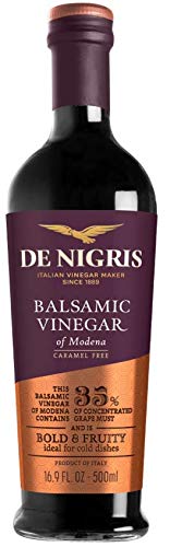 De Nigris Balsamic Vinegar, Bronze Eagle, 35% Grape Must, 16.9 oz
