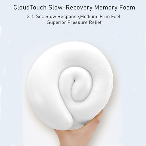 Almohada cervical de espuma viscoelástica ergonómica miniatura 4