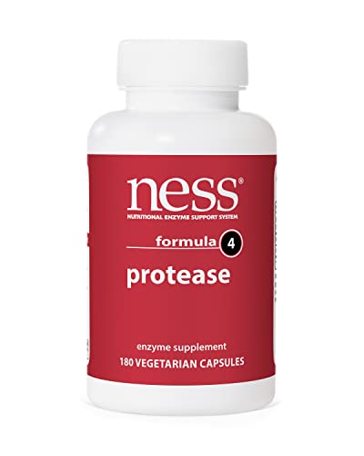 Ness Enzymes N41690 N4180 Protease #4 180 Vegcaps cover