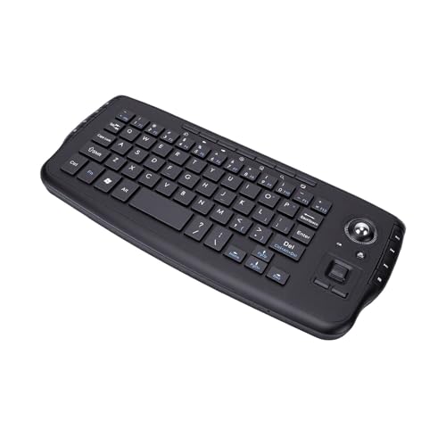 Asixxsix �g���b�N�{�[���t�����C�����X�L�[�{�[�h�A2.4Ghz�o�b�e���[�쓮�̃n���h�w���h�}���`���f�B�A�L�[�h�A�g���b�N���}�E�X�A�X�N���[���z�C�z�b�g�t���APC Android TV�{�X�p�v���O�A���h�v���C