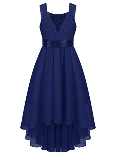 Robe à fleurs asymétrique haut de gamme pour demoiselle d'honneur et mariage