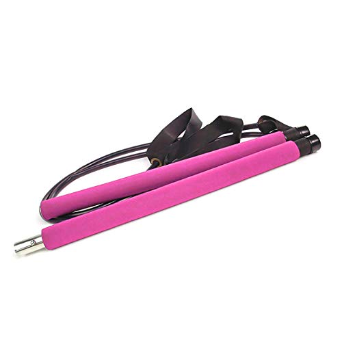 Andoer Faixas de resistência para ioga Pilates Stick Musculação Crossfit Ginásio Tubo de borracha Fa