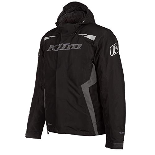 KLIM Rift Snowmobile Jacket With Ascent Float Technology (Black - Asphalt, X-Large)