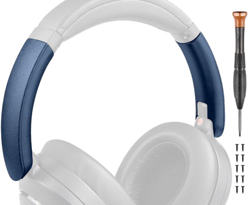 Image of SOULWIT Headband Side Cover Slider Outer & Inner for Sony WH-XB910, XB910N Extra Bass Noise Cancelling Headphones(Do Not Fit WH-XB900N), Replacement Head Band Repair Part Accessories Kit - Blue