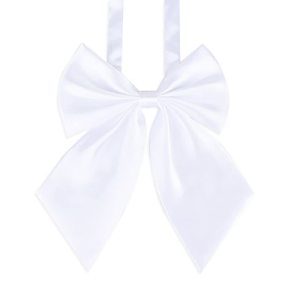 LOPURO Lady Adjustable Pre-tied Bow Tie,Women Uniform Bowtie for Cosplay