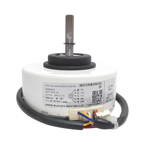 ZVVOEDMR Compatible con Hisense, Aire Acondicionado De Frecuencia Variable 1838324.D Ventilador ZKFP-25-8-102 Ventilador Interno Motor De CC Sin Escobillas