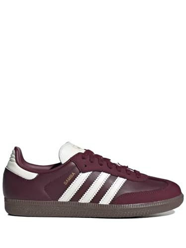 Image of adidas Samba OG Women's Shoes, Maroon /Off White /Gum 3, Size 7