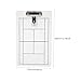 predolo Tennis Coach's Portable Game White Board Clipboard for Team Meetings Accessory Double Sided