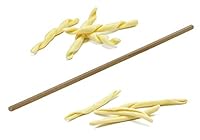 Ferretto per pasta fresca o Ferro per fusilli alla calabrese, in ottone, lunghezza 30 cm e base 5x5 mm. Qualit&agrave; Made in Italy