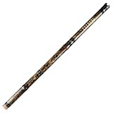 Shakuhachi 54cm Vertical Flute D Key Shakuhachi 5 Holes Bamboo Flute Woodwind Instrument