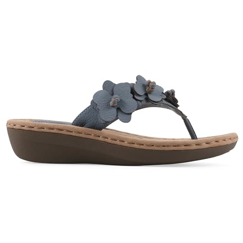 Image of Cliffs by White Mountain Women's Cushioned Cassilia Floral Sandal