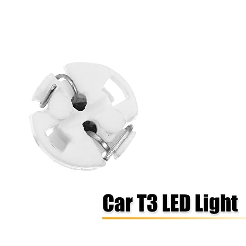 10 Piezas LED T3 Azul Hielo para Panel de Auto miniatura 4