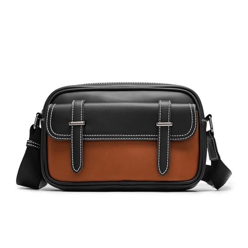 Bolso de hombro para hombre vintage con acabados de alta calidad para viajeros