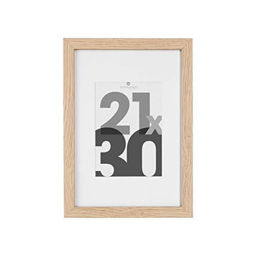 Atmosphera - Cadre photo Eva - bois et verre - 21x30 cm