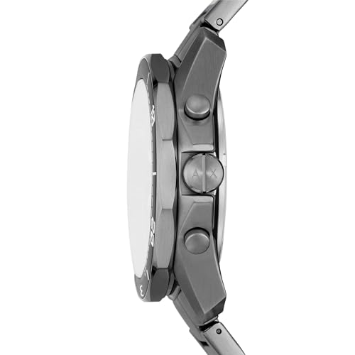 Image of Armani Exchange A|X Dive-Inspired Stainless Steel Watch for Men
