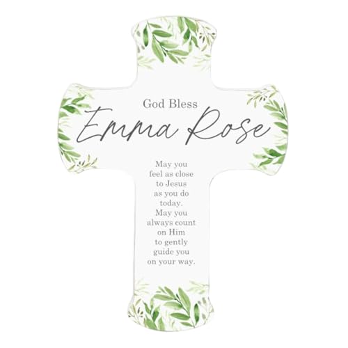 Botanical Baby Custom Name Wall Cross