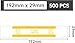 L LIKED Pack of 500 Currency Band Self Sealing Currency Straps Bands Money Bill Wrappers (Yellow $1000-500 PCS)
