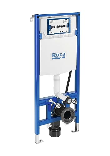 Roca A890078020 Bastidor Empotrable DUPLO WC ONE SMART Cisterna Doble Descarga y Flexo Alimentación Smart Toilets. Codo de 90 ø / 110 ø