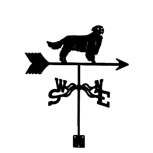 Girouette chien en acier inoxydable pour briser la monotonie du jardin