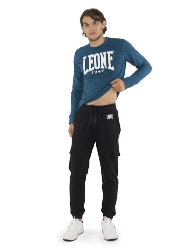 Pantalón cargo de hombre LEONE 1947 Basic con logotipo pequeño 2