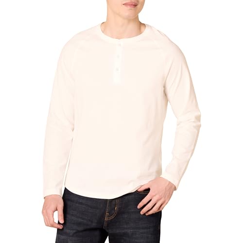Image of Amazon Essentials Men's Long-Sleeve Henley Shirt
