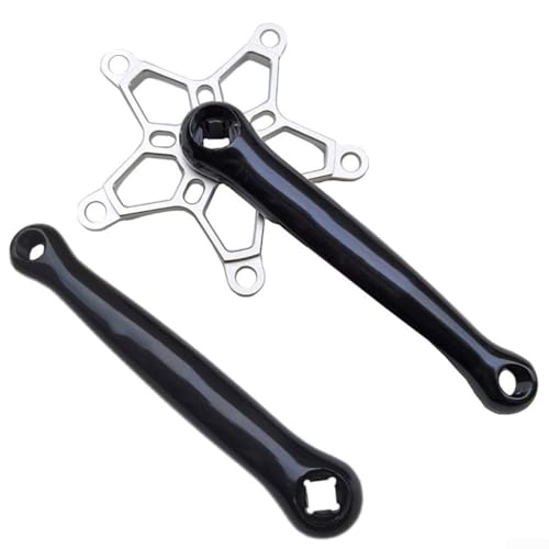 Bielas para bicicleta, solución ideal para ciclistas que buscan opciones de personalización; características de construcción y compatibilidad con BCD130 mm (plata)