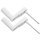 Cabilock 2 Stück Ergonomische Kurbelgriff Durchmesser Handkurbel Ersatz für Tischheber Bequemes Griffdesign Einfache Montage Vielseitig für Schreibtisch und Industrieanwendung