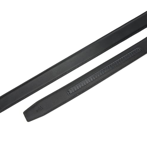 Men's Ratchet Belt Strap Only 35mm 1 3/8",Fit 40mm buckle,replacement Belt without Buckle3