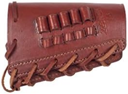 VlaMiTex J18 Leather Hunting Buttstock Ammo Cartridge .223 REM Caliber