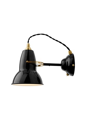 Anglepoise Lampada da parete in ottone, 1227 originale Nero...