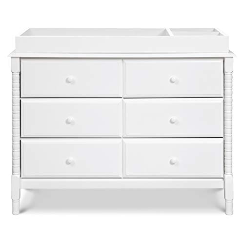Davinci Jenny Lind Spindle 6-Drawer Dresser In White #TOP5